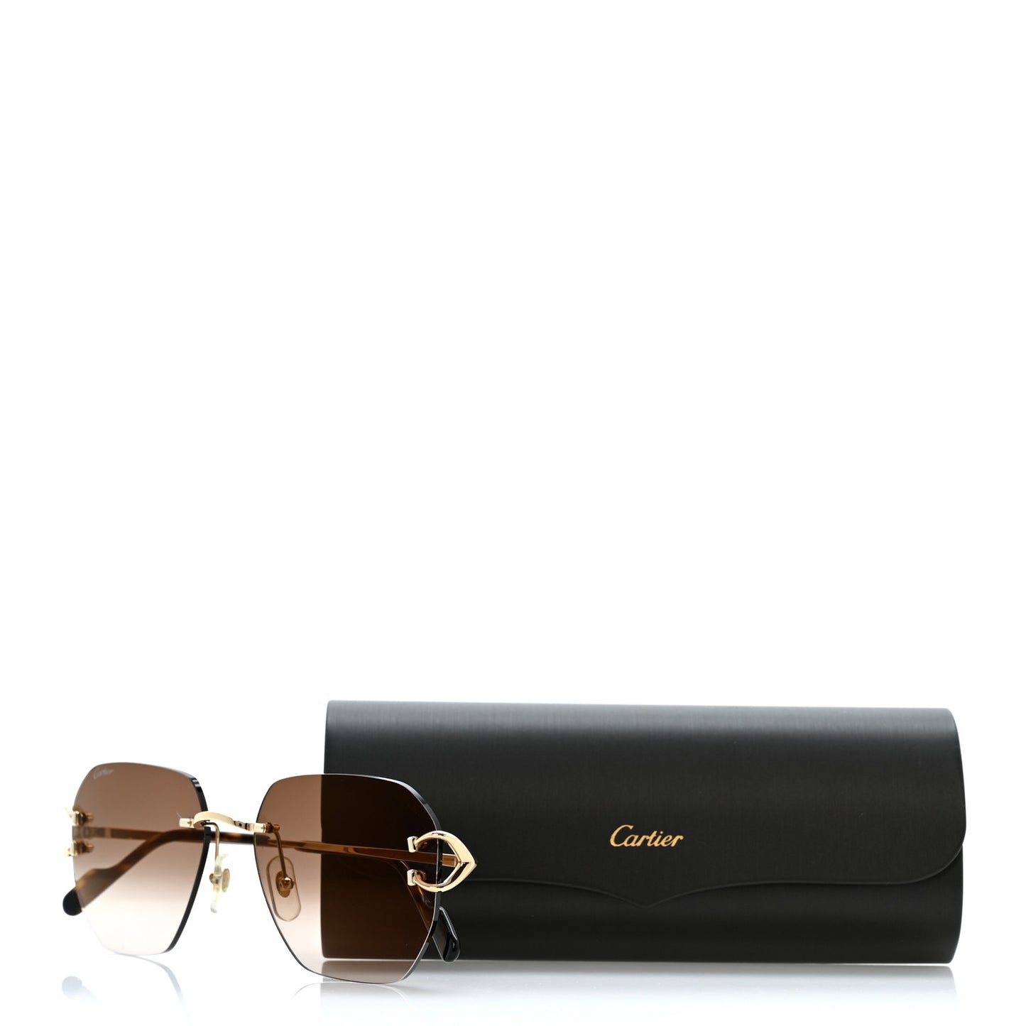 Signature C De Cartier Sunglasses CT0394S  Gold