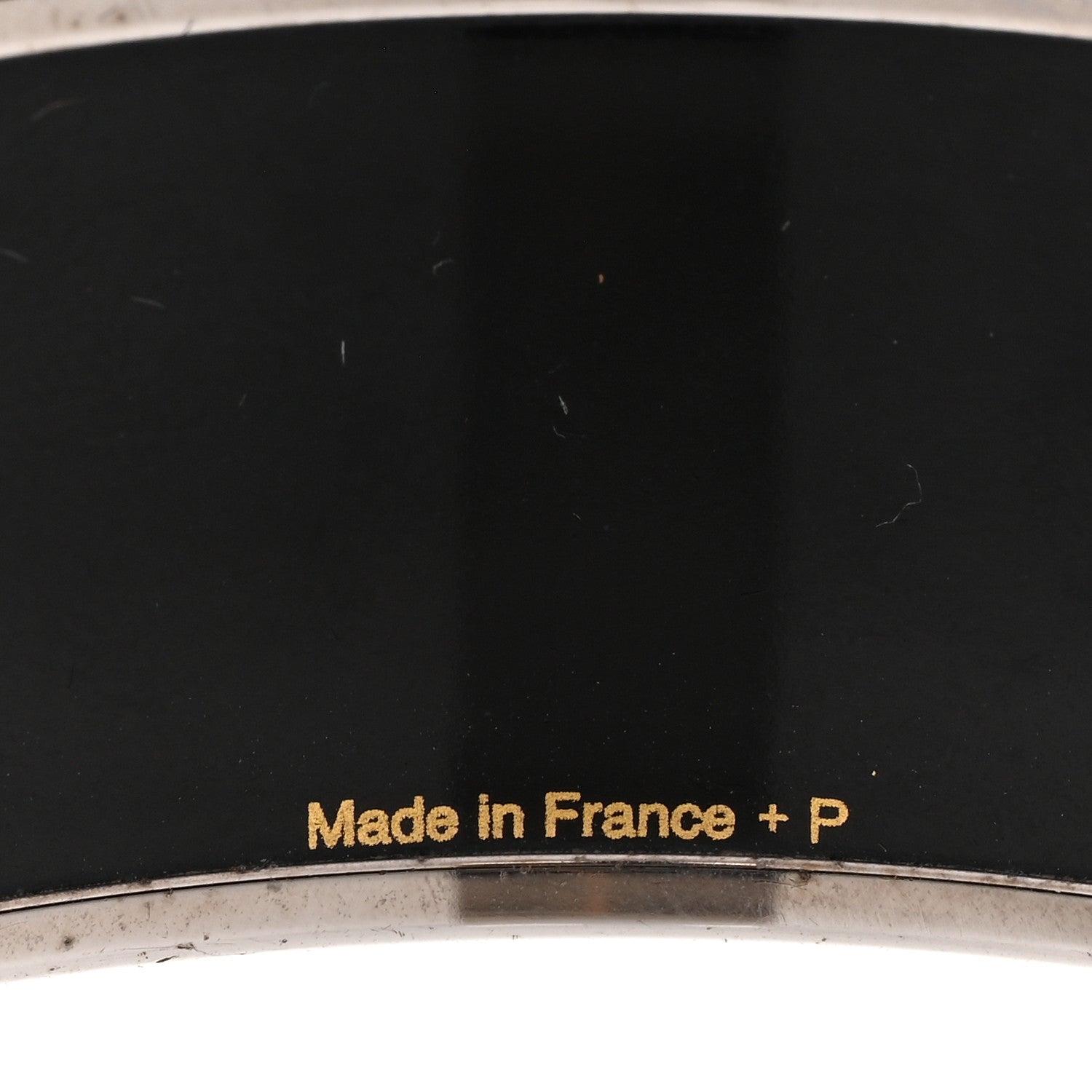 Hermes Enamel Printed Wide Grand Apparat Bracelet 70 5 of 7