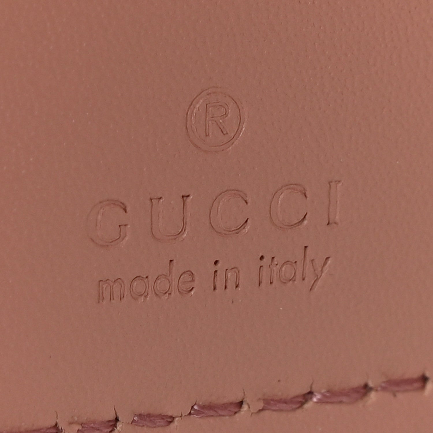 Gucci Gilbert Calfskin Jumbo GG Embossed Tri-Fold Wallet 6 of 8