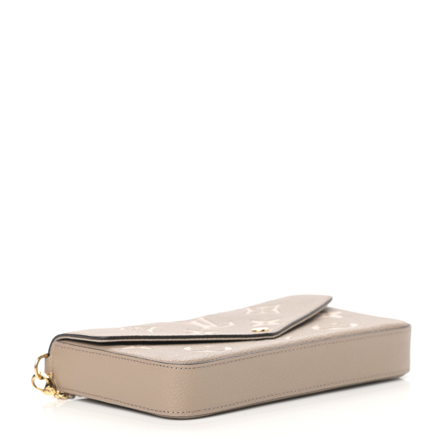 Louis Vuitton Empreinte Monogram Giant Felicie Pochette Tourterelle Creme 5 of 11