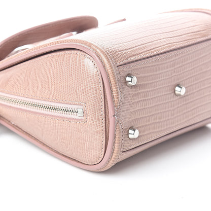 Alexander McQueen Calfskin Lizard Embossed Mini Heroine Pink 8 of 9