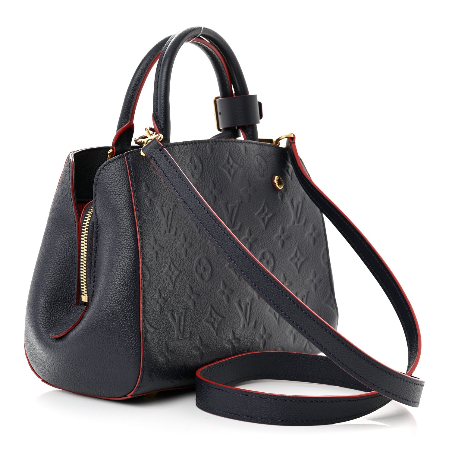 Louis Vuitton Empreinte Montaigne BB Marine Rouge 3 of 12