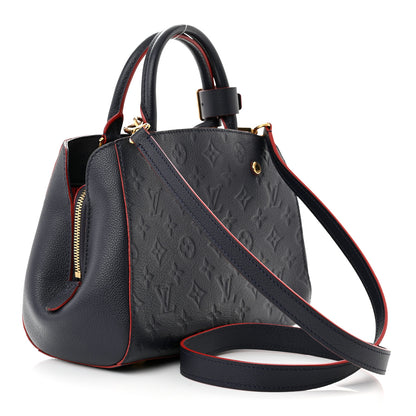 Louis Vuitton Empreinte Montaigne BB Marine Rouge 3 of 12