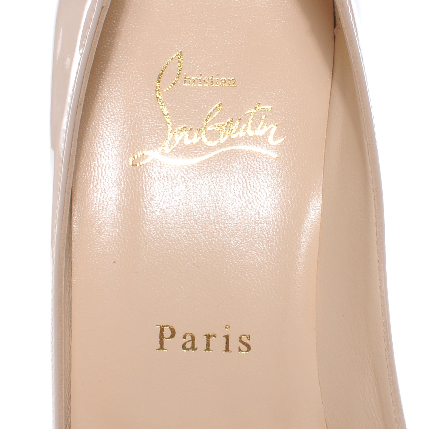 Patent Mater Claude 85 Platform Pumps 41 Nude