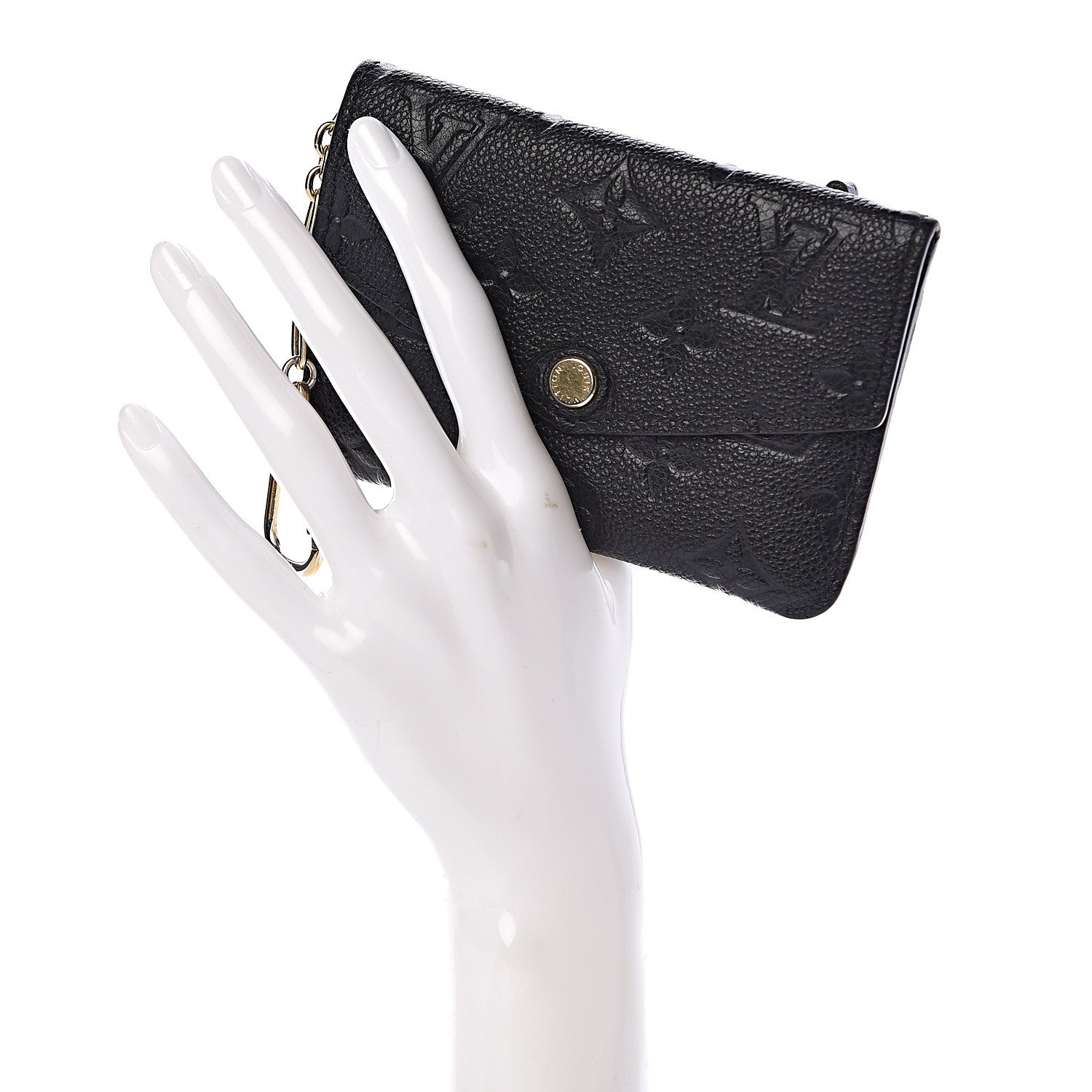 Louis Vuitton Empreinte Key Pouch Black 2 of 7