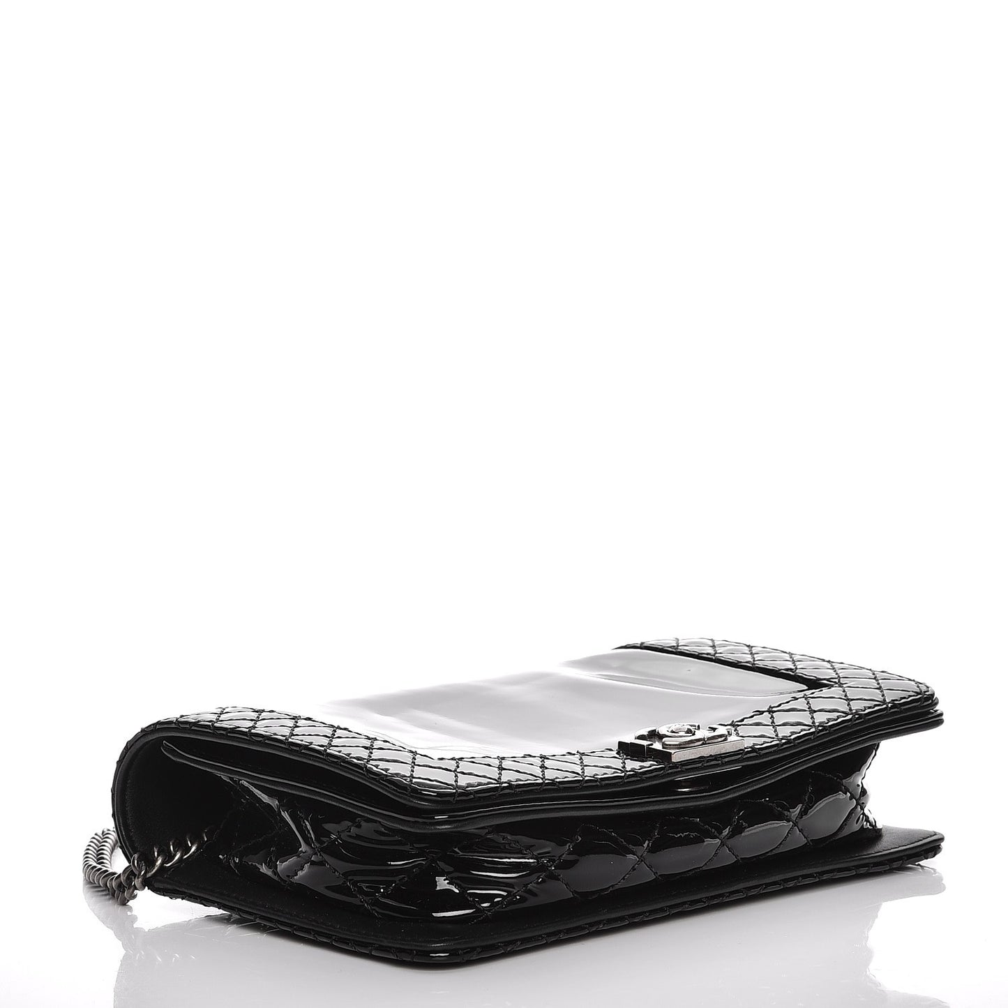 Patent Small Boy Reverso Flap Black