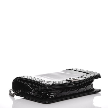 Chanel Patent Small Boy Reverso Flap Black 4 of 7