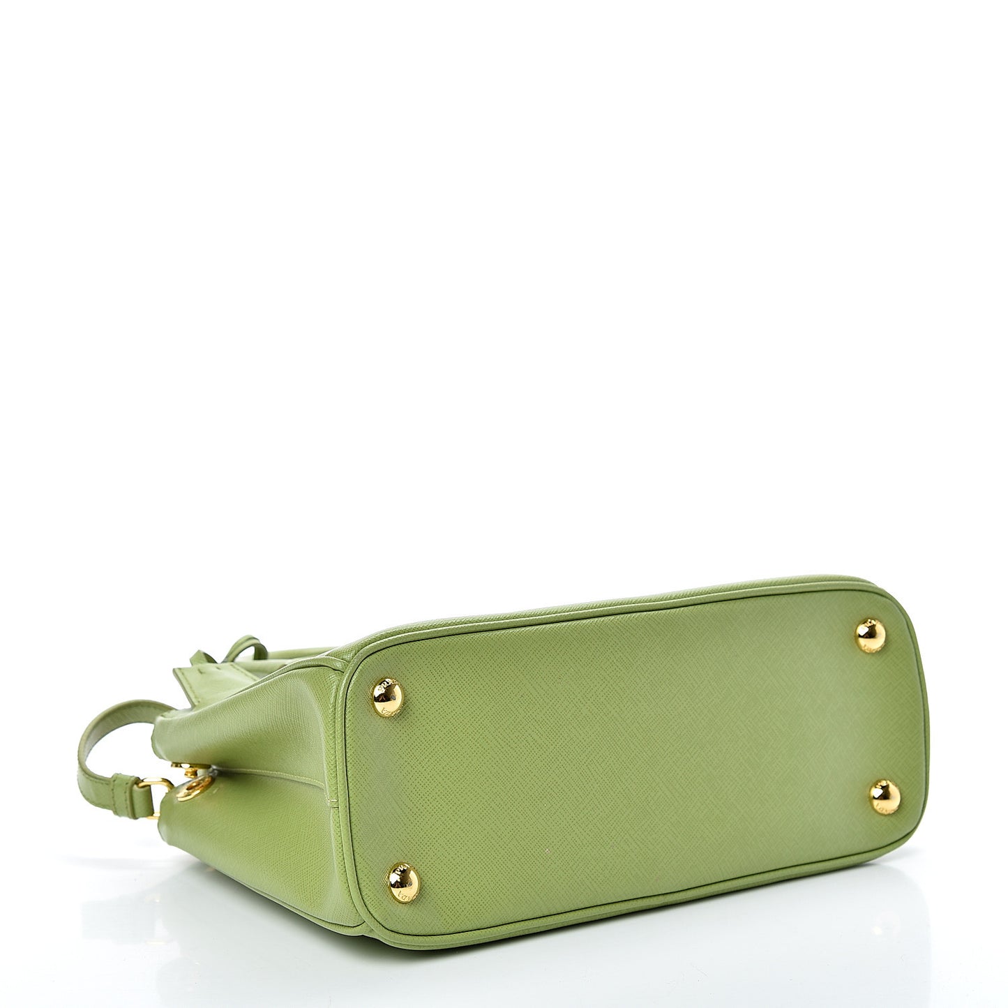 Saffiano Lux Mini Galleria Double Zip Tote Prato