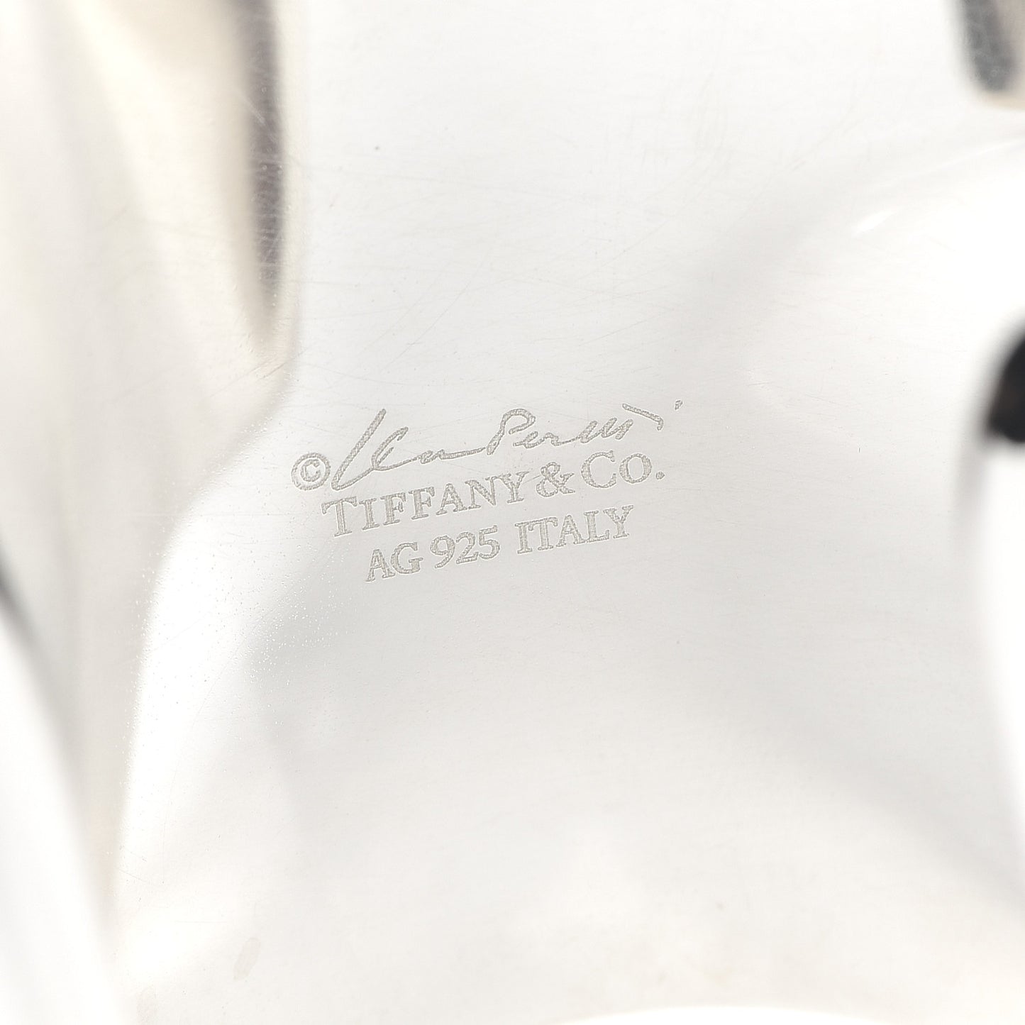 Sterling Silver Medium Elsa Peretti Right Wrist Bone Cuff Bracelet