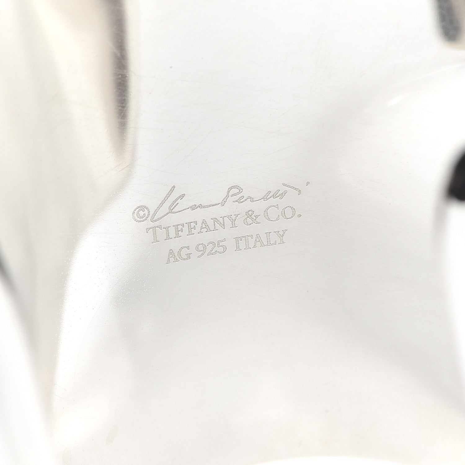 Tiffany Sterling Silver Medium Elsa Peretti Right Wrist Bone Cuff Bracelet 4 of 4