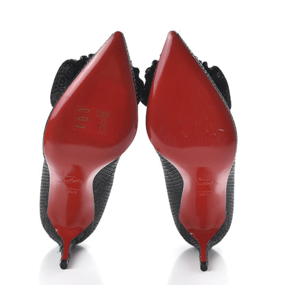 Christian Louboutin Glitter Diams Anemosea 85 Pumps 36.5 Black 5 of 10