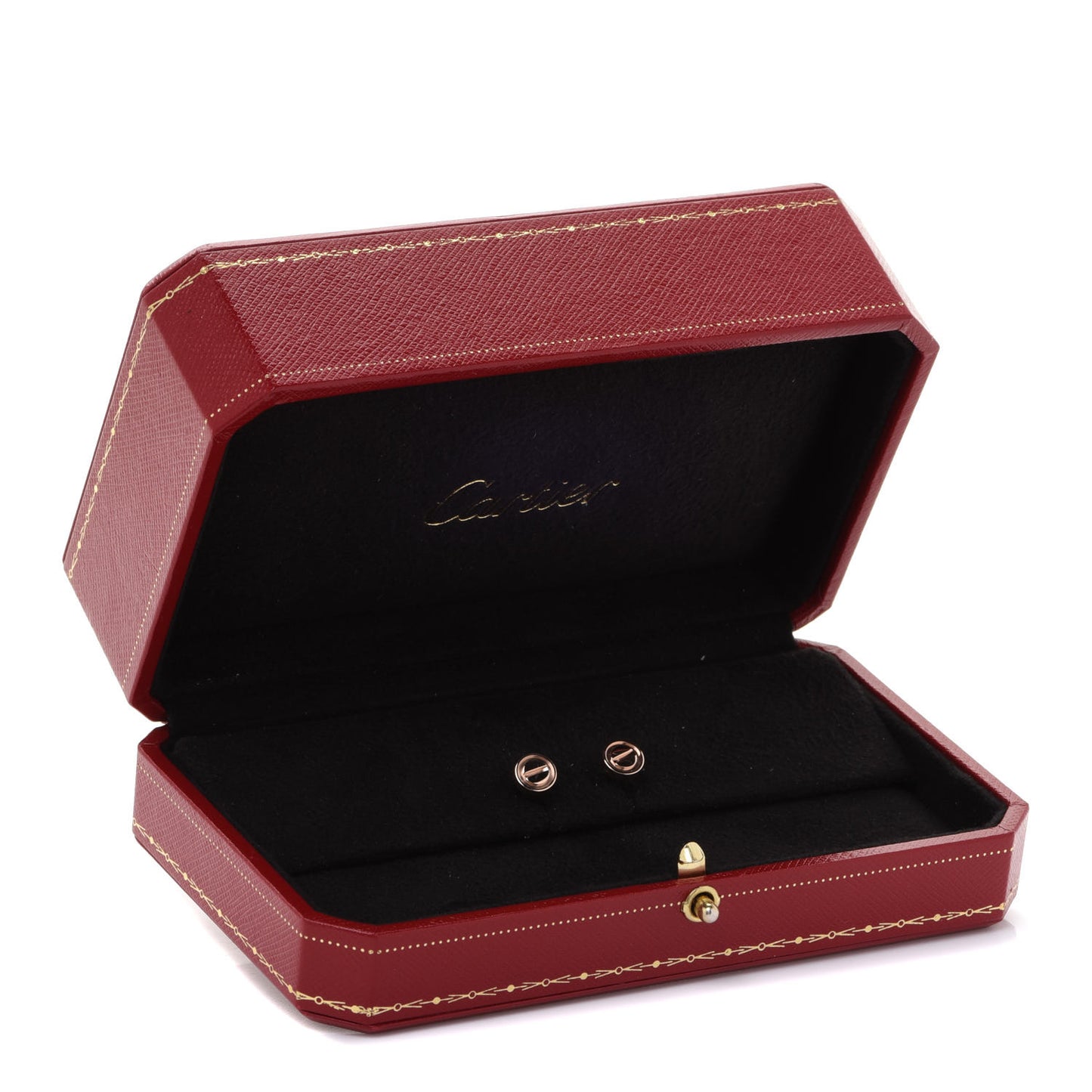 18K Pink Gold LOVE Earrings