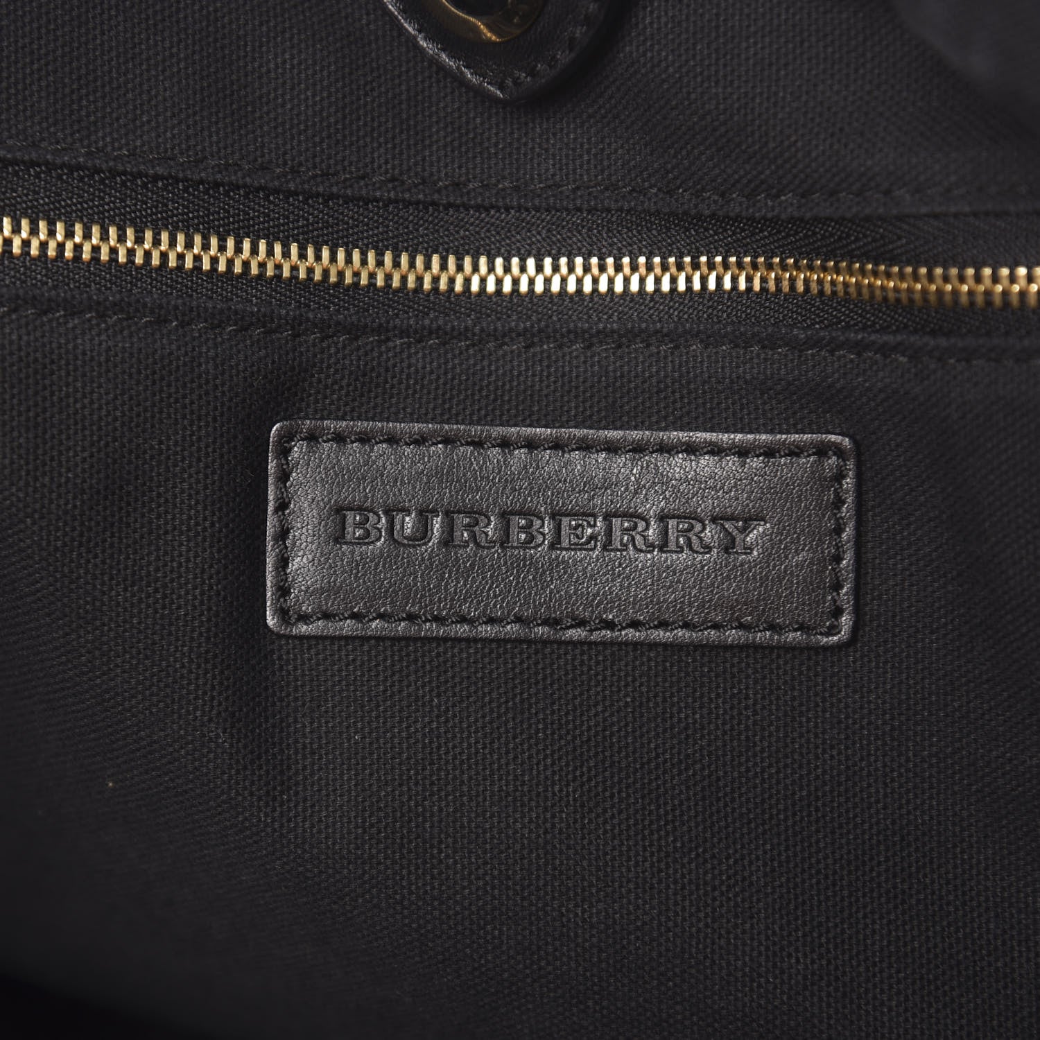 Burberry Calfskin House Check Big Crush Black 7 of 10