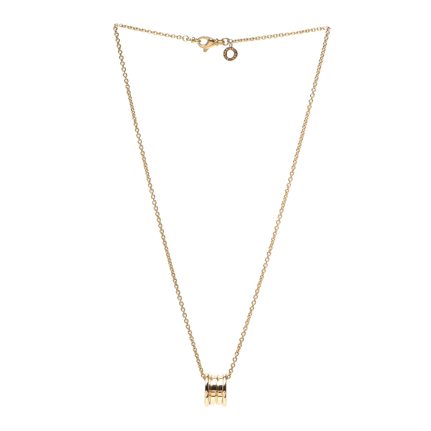 18K Yellow Gold B.Zero1 Pendant Necklace