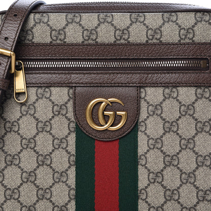 Gucci GG Supreme Monogram Web Small Ophidia Messenger Bag Brown 9 of 12