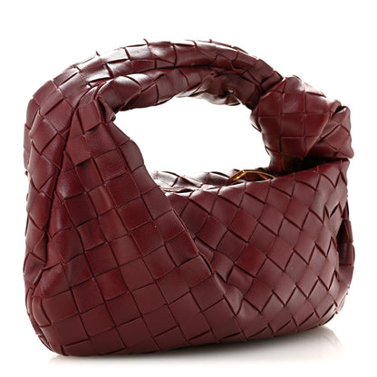 Bottega Veneta Nappa Intrecciato Mini Jodie Burgundy 2 of 11