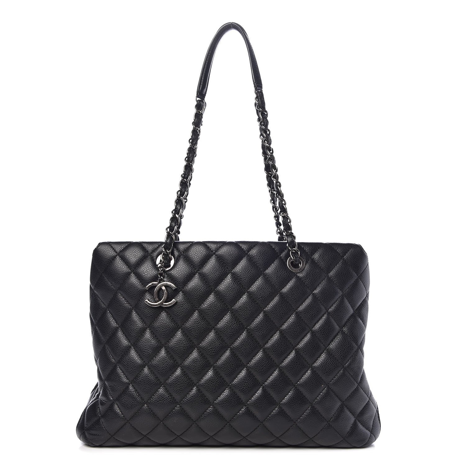 Chanel Caviar Quilted City Shopping Tote Black 1 of 10