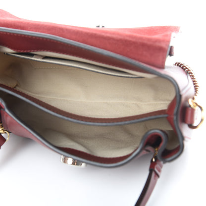 Chloe Calfskin Small Faye Day Shoulder Bag Sienna Red 5 of 13