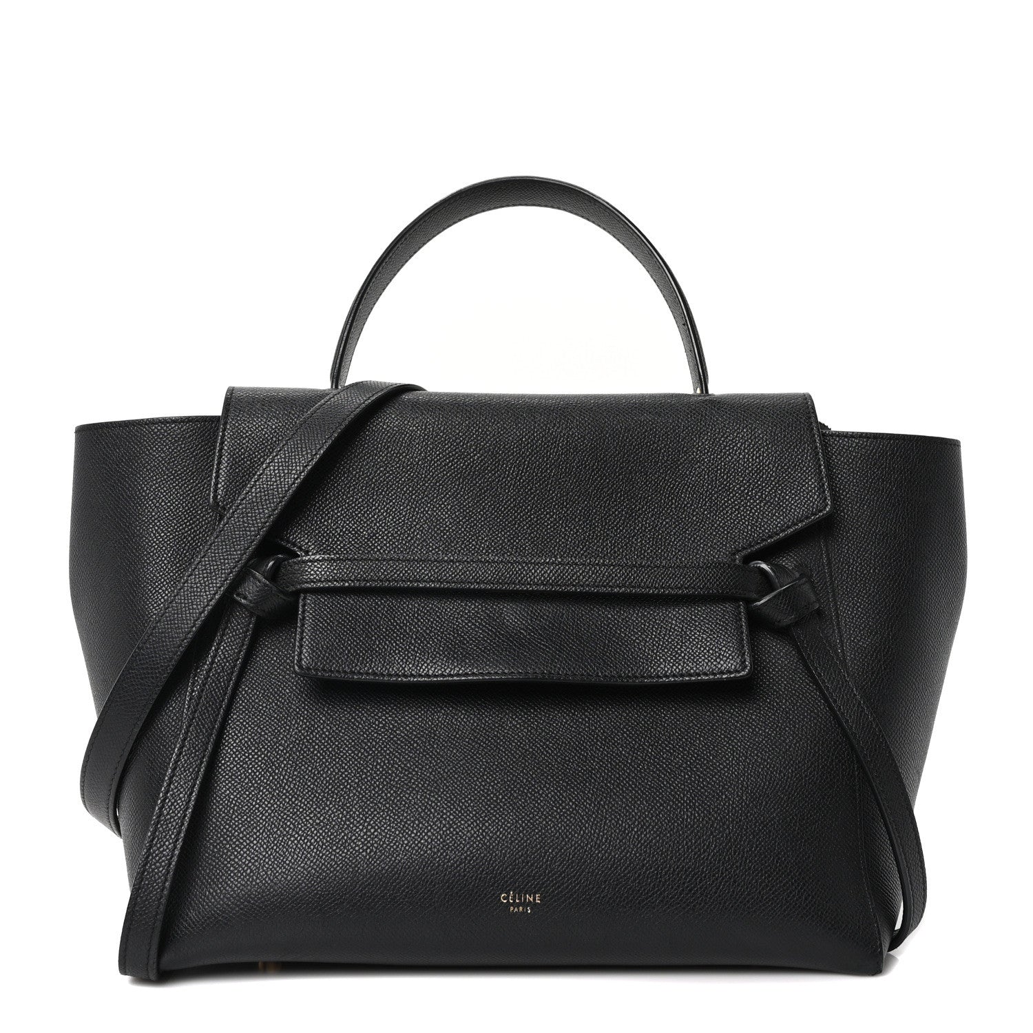 Celine Grained Calfskin Mini Belt Bag Black 1 of 9