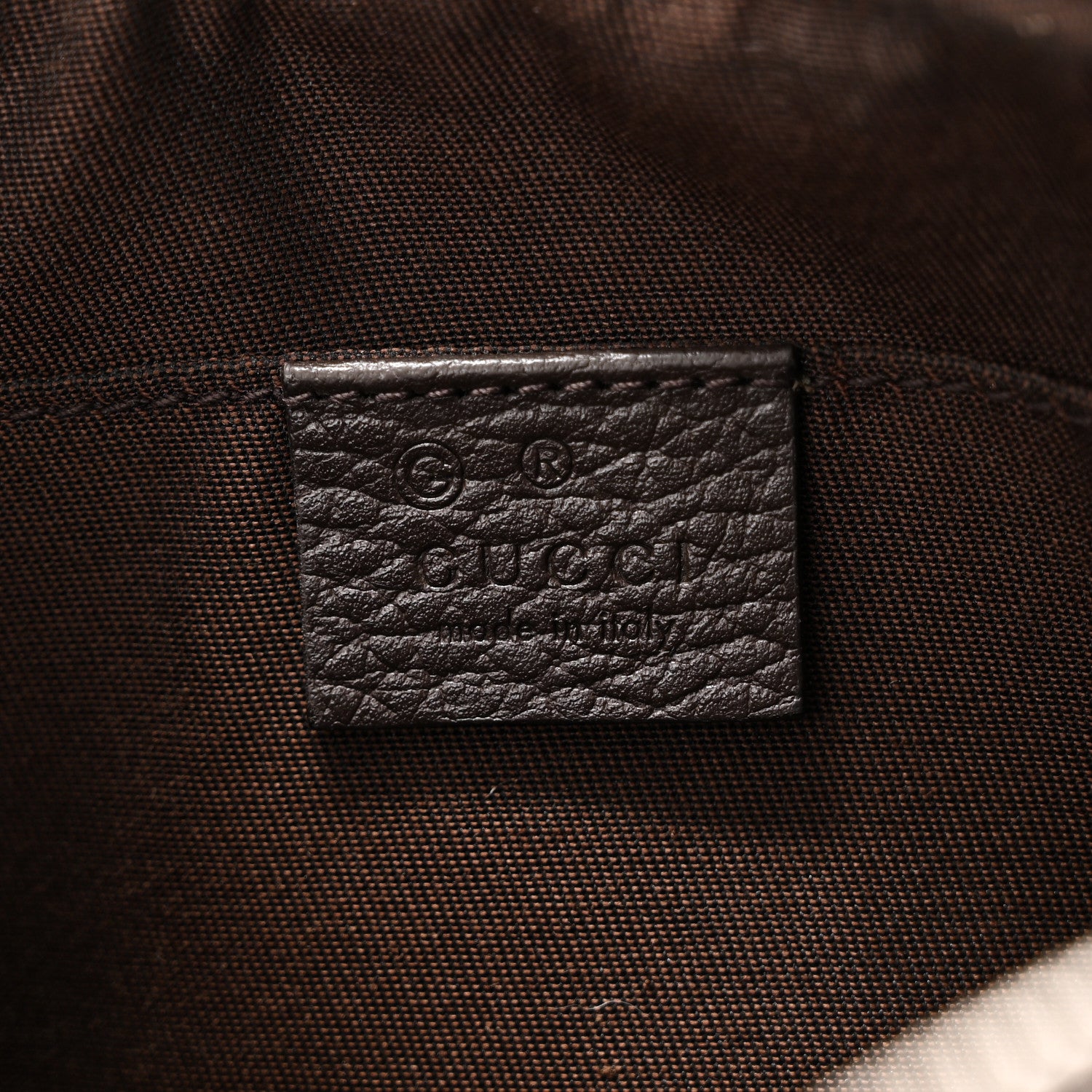 Gucci Monogram Belt Bag Dark Brown 6 of 10