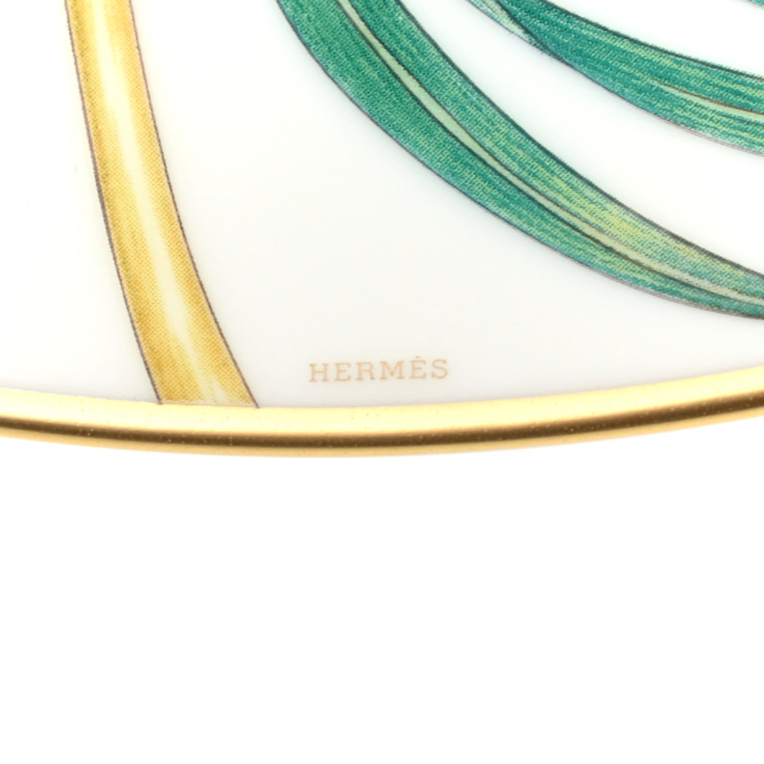 Hermes Porcelain Passifolia Dinner Plate N°2 Set of 2 3 of 5