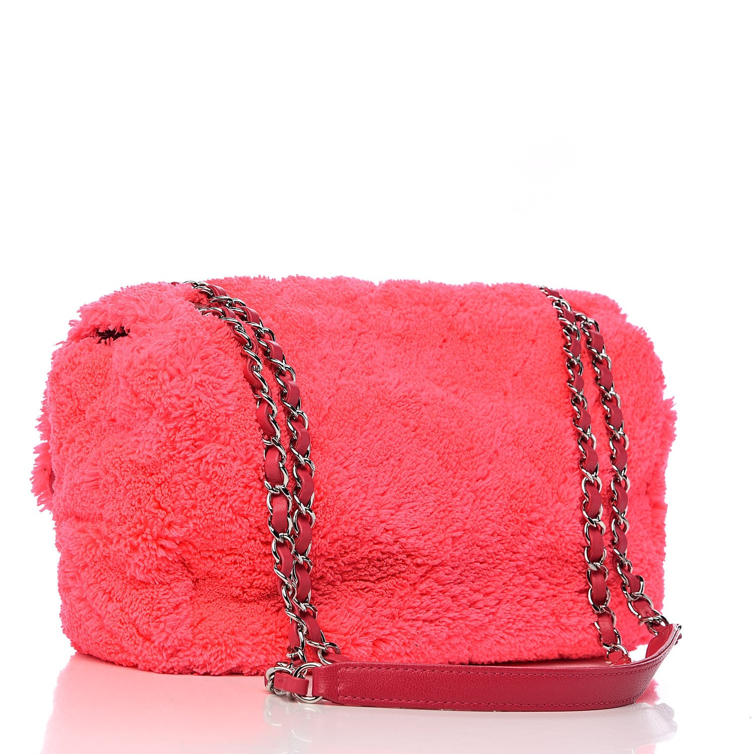 Chanel Lambskin Calfskin Mixed Fibers Quilted Medium Flap Pink 3 of 10