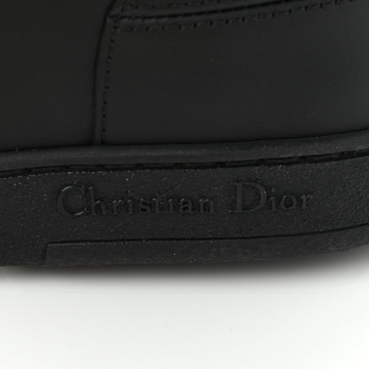 Christian Dior Calfskin Suede Logo Sneakers 38 Black 10 of 10