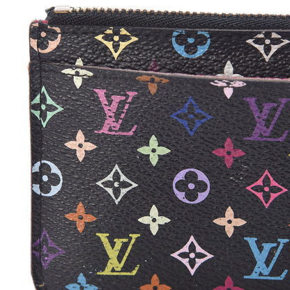 Louis Vuitton Monogram Multicolor Key Pouch Black Grenade 10 of 12