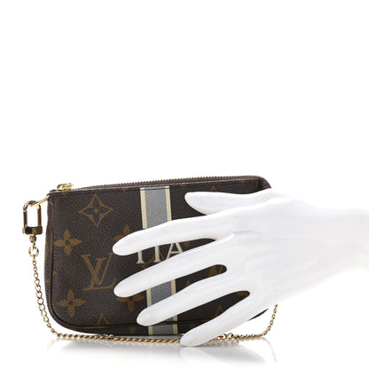 Louis Vuitton Monogram My LV Heritage Mini Pochette Accessories Grey Ivory 2 of 9