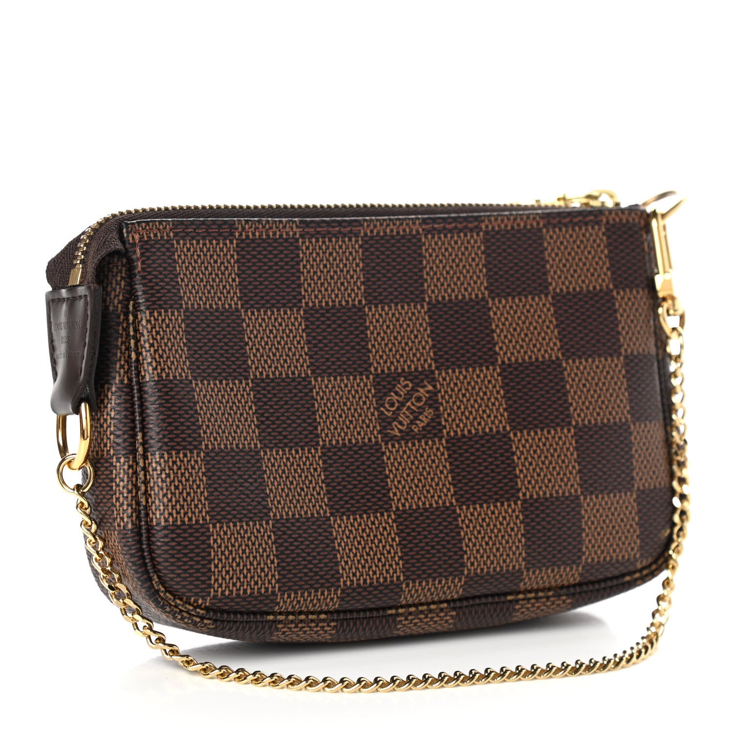 Louis Vuitton Damier Ebene Mini Pochette Accessories 3 of 9