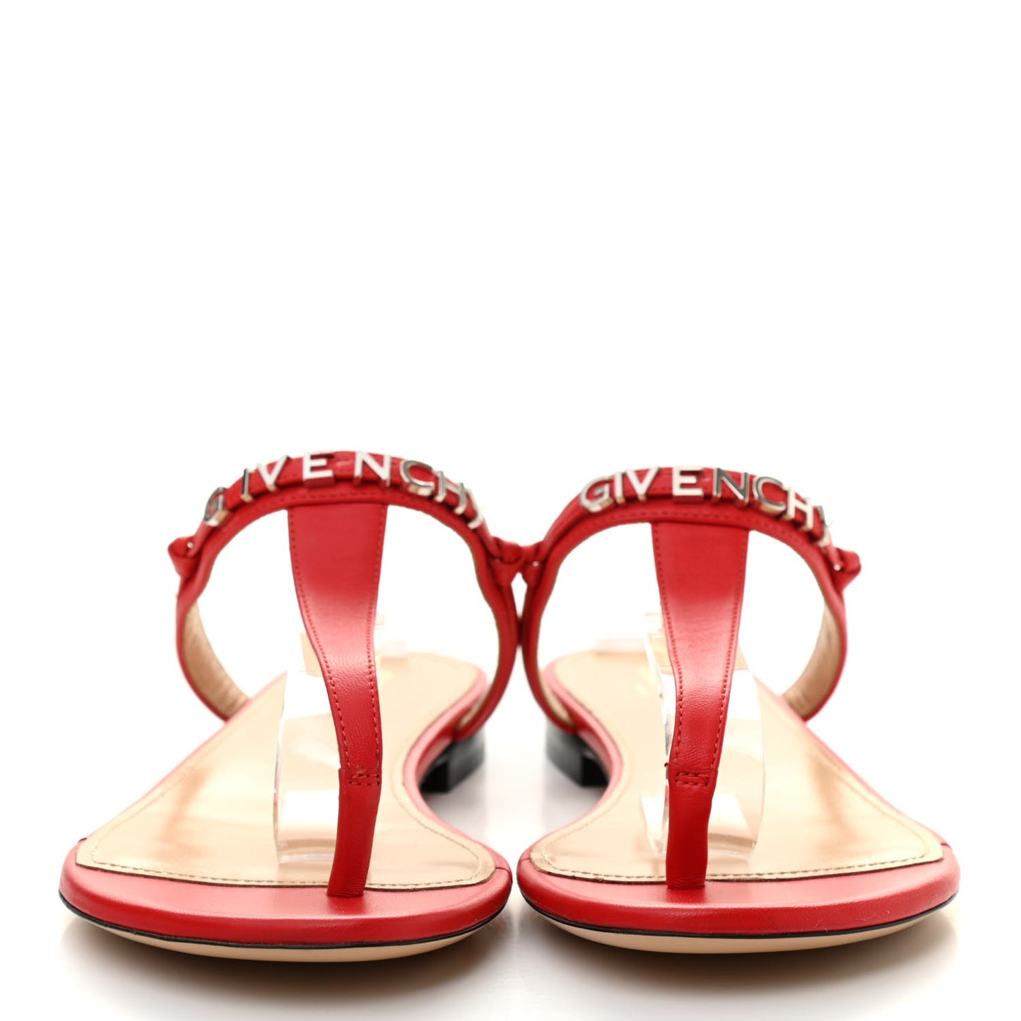 Calfksin Elba Thong Sandals 36 Red