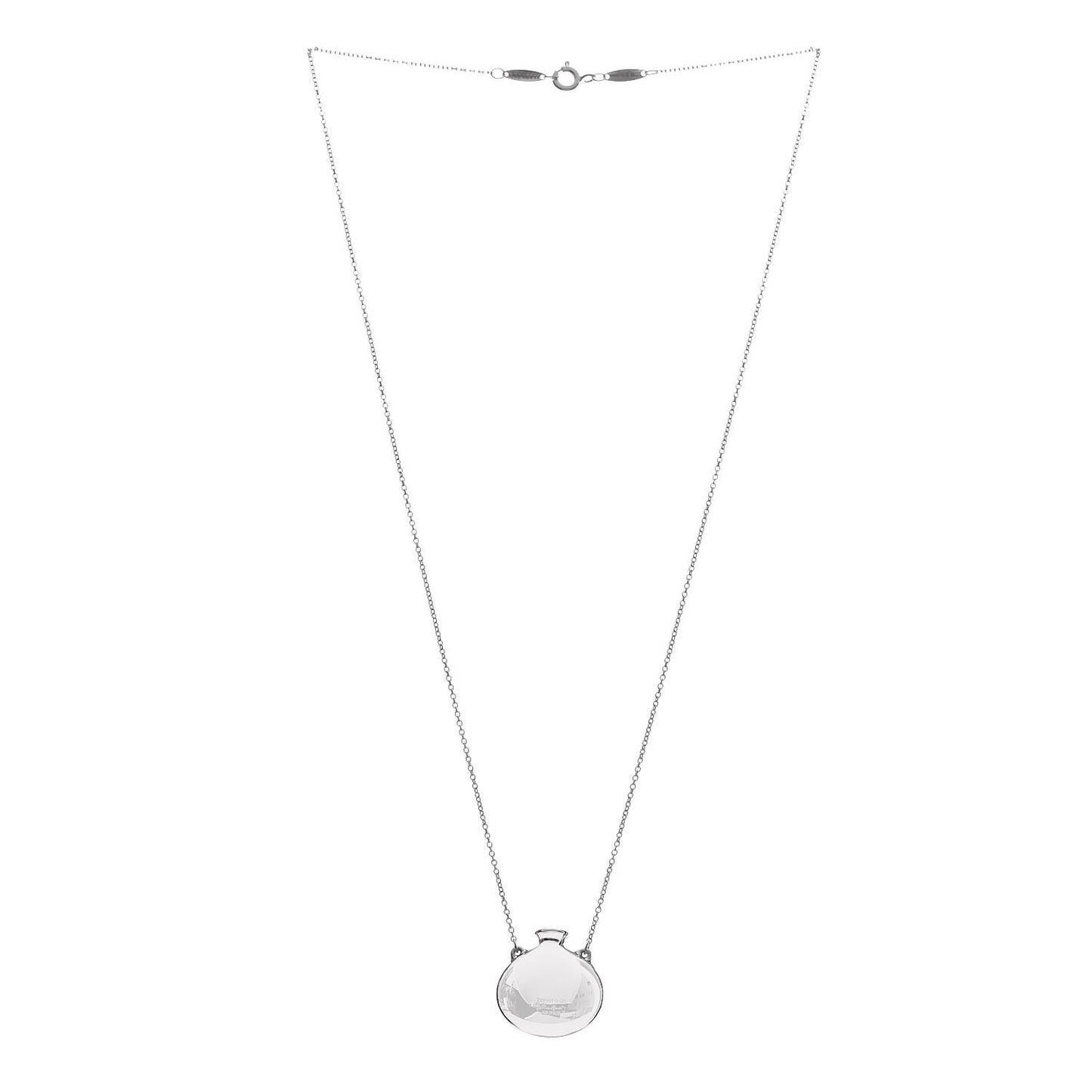 Sterling Silver Elsa Peretti Bottle Pendant Necklace