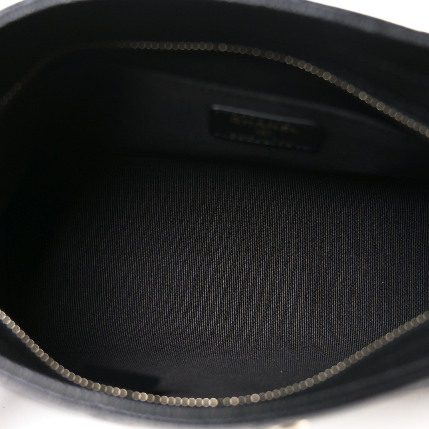 Chanel Shiny Caviar Quilted Chain Pouch Black 5 of 10