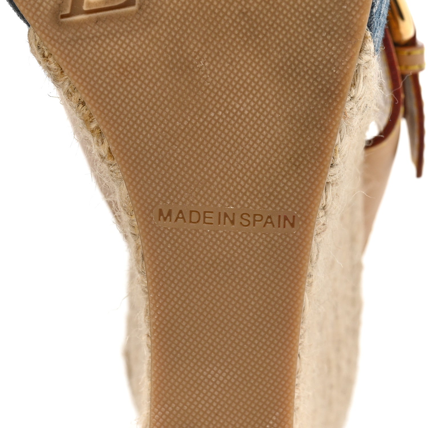Louis Vuitton Vachetta Denim Juan Les Pins Espadrille Wedge Heels 38.5 Blue 6 of 10