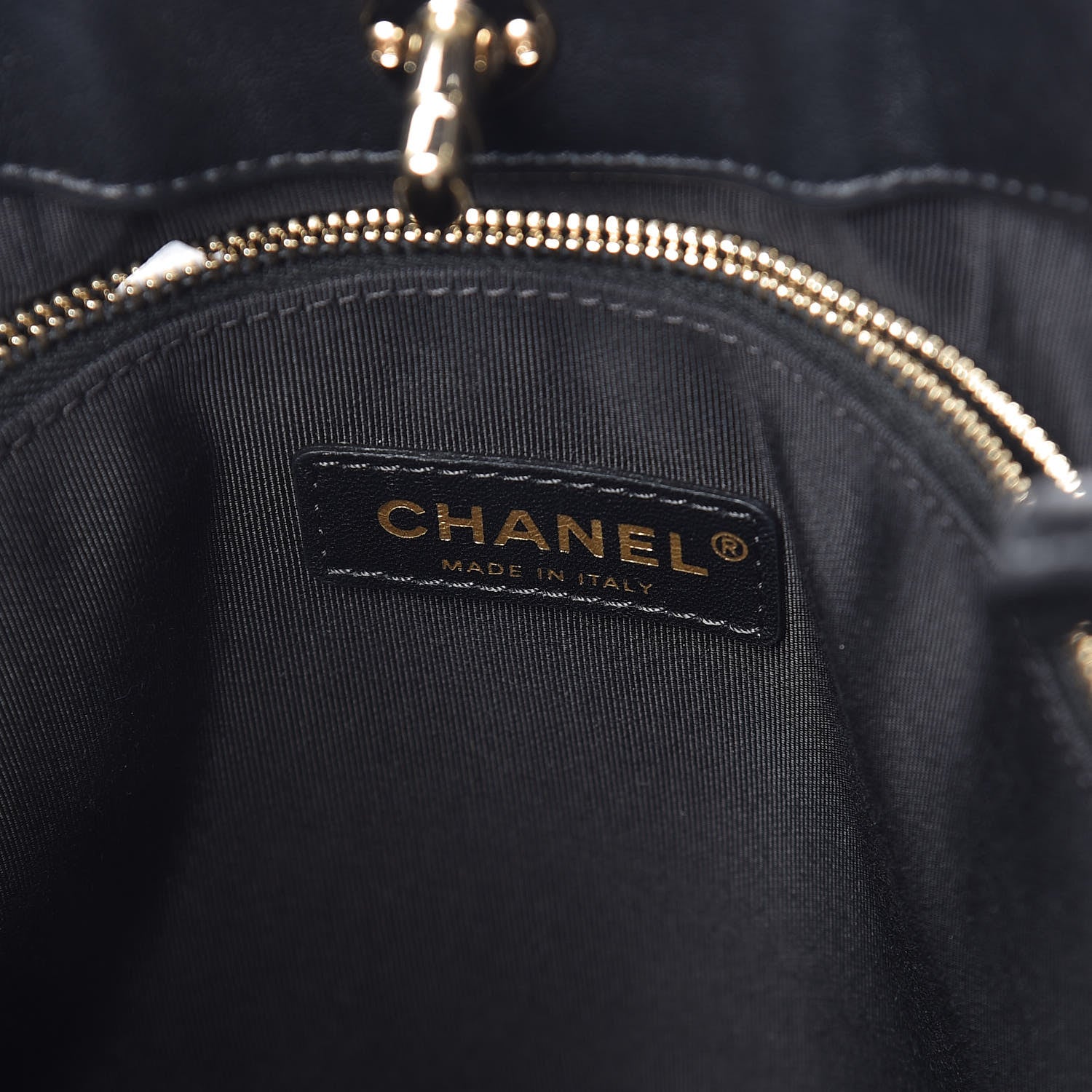 Chanel Lambskin Quilted Large 31 Shopping Bag Black 7 of 10