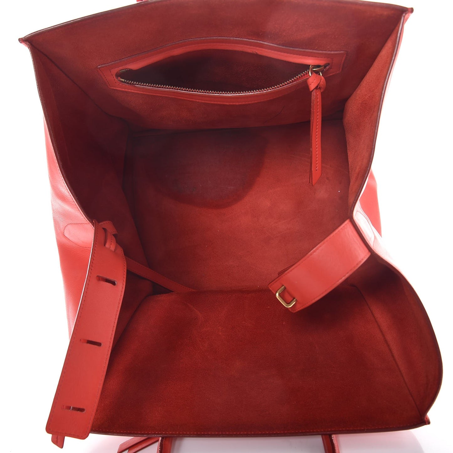 Nappa Calfskin Medium Phantom Luggage Vermillion