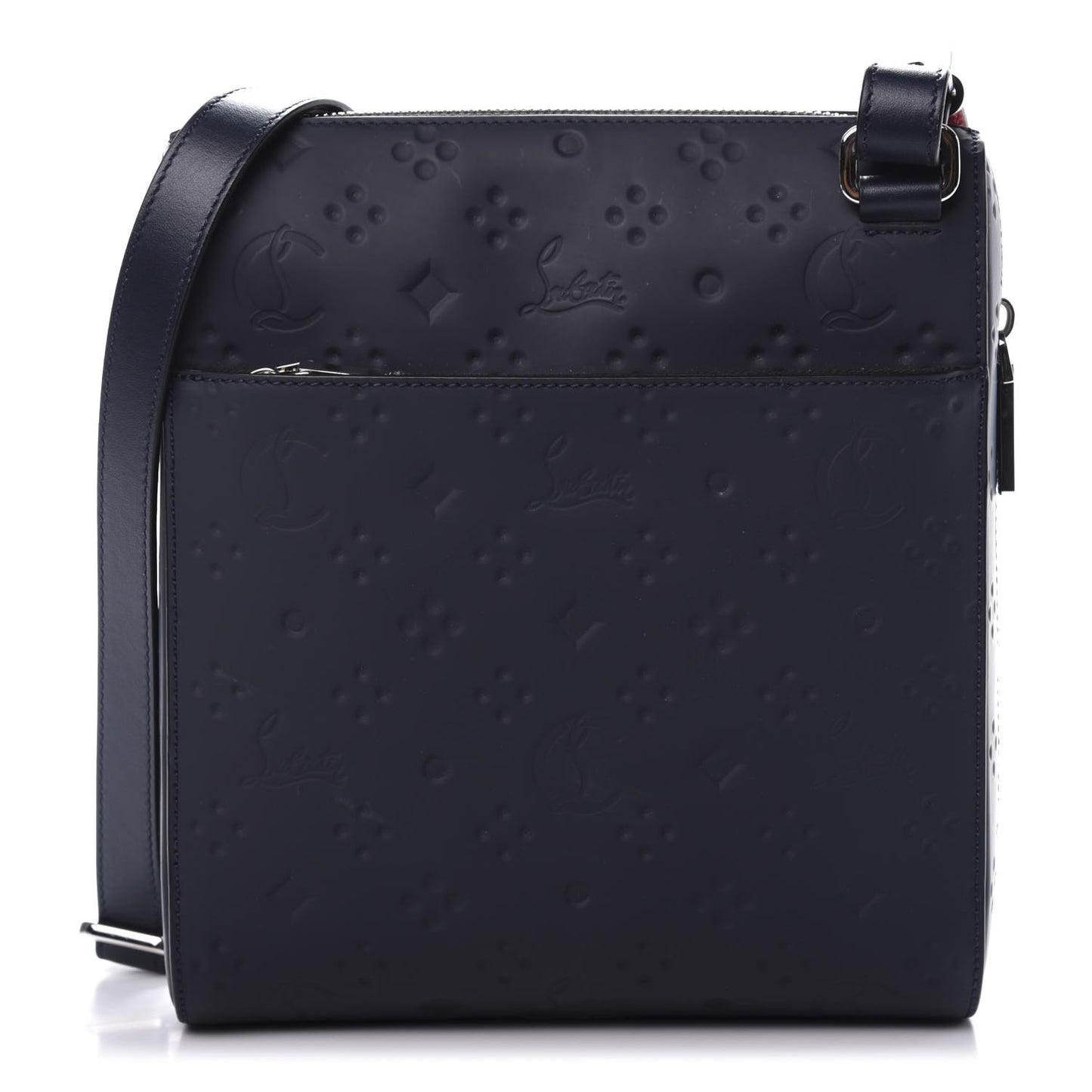 Calfskin Bench Medium Reporter Navy
