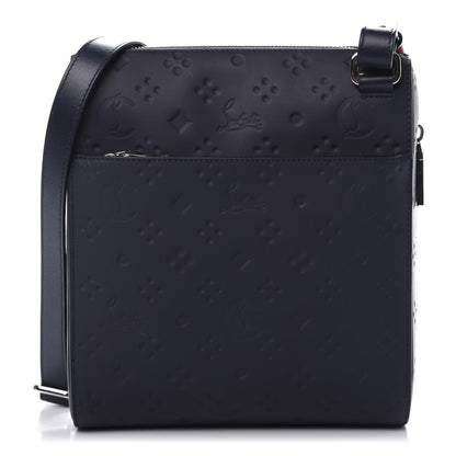 Christian Louboutin Calfskin Bench Medium Reporter Navy 1 of 9