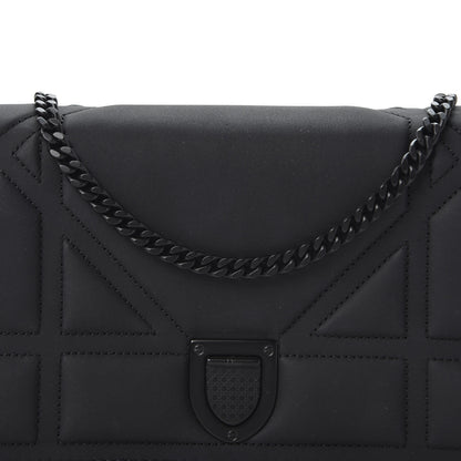 Christian Dior Ultra Matte Calfskin Diorama Wallet on Chain Pouch Black 10 of 10