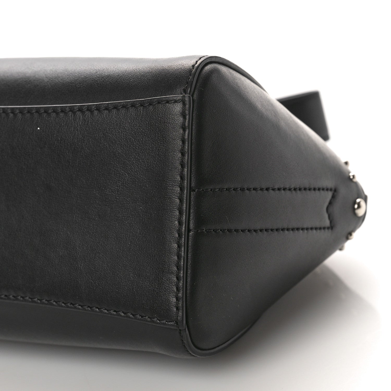 Givenchy Calfskin Small Studded Antigona Beauty Wristlet Black 10 of 10