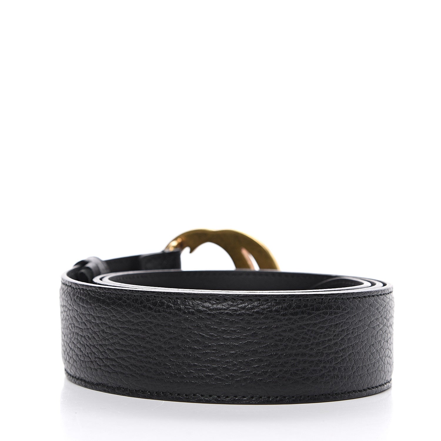 Gucci Dollar Calfskin Interlocking G Belt 95 38 Black 2 of 5