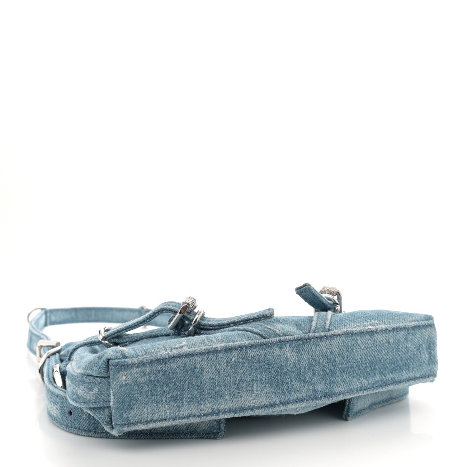 Givenchy Washed Denim Mini Voyou Boyfriend Party Bag Medium Blue 4 of 10
