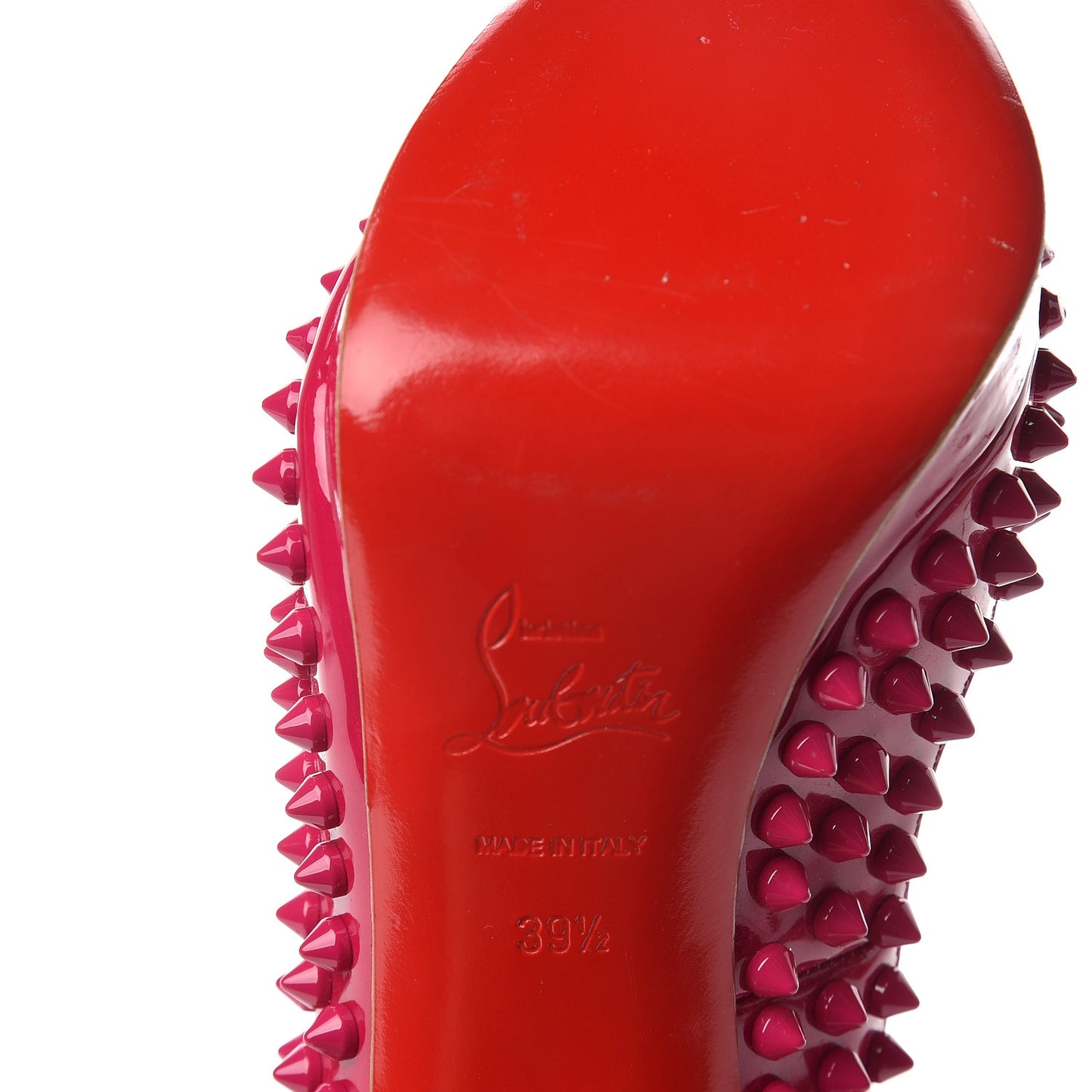 Patent Yolanda Spikes 120 Pumps 39.5 Grenadine