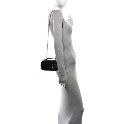 Chloe Shiny Calfskin Mini Vanity C Bag Black 2 of 11