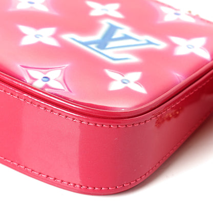 Louis Vuitton Vernis Valentine Mini Pochette Accessories Fuchsia Neon 10 of 11