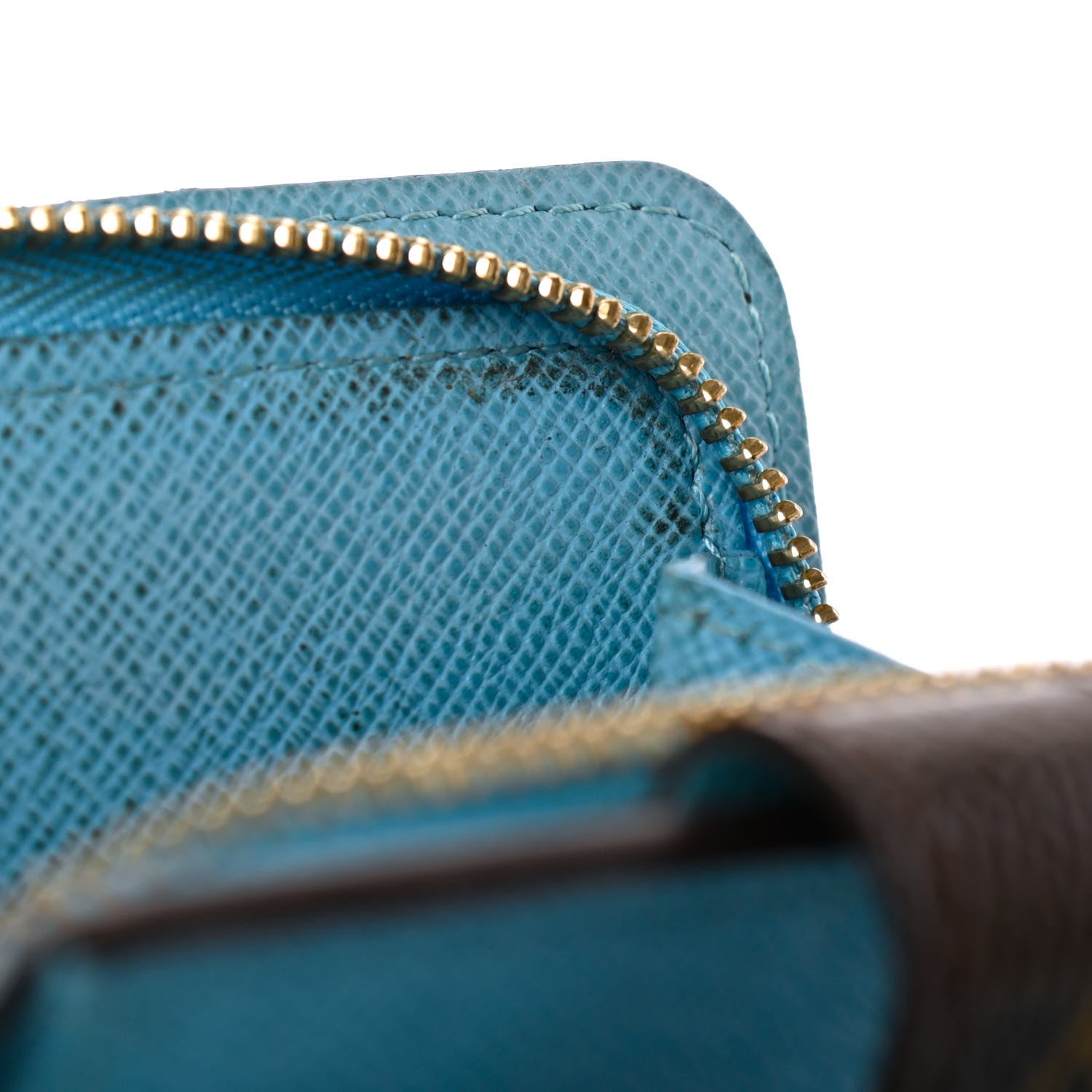 Louis Vuitton Monogram Groom Compact Zip Wallet Blue 10 of 10