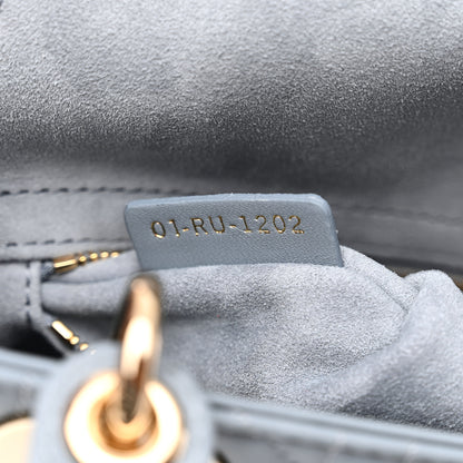 Christian Dior Lambskin Cannage Small My ABCDior Lady Dior Cloud Blue 7 of 12