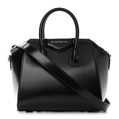 Givenchy Shiny Lord Calfskin Mini Antigona Black 1 of 10