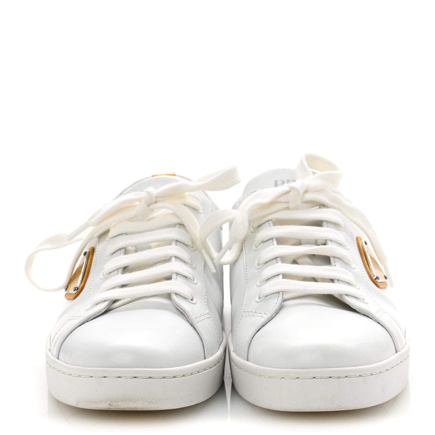 Spazzolato Rois Metal Triangle Logo 25mm Sneakers 39.5 White Soleil