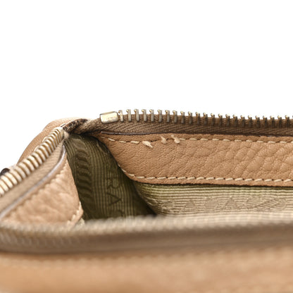 Prada Vitello Daino Shopping Satchel Caramel 11 of 20